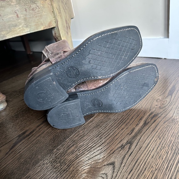 Frye Leather Harness Boots - Men’s (distressed brown) - Picture 4 of 4